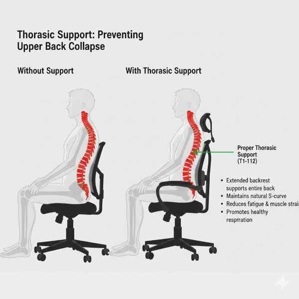 Thoracic Support: Preventing Upper Back Collapse